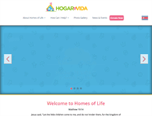 Tablet Screenshot of homesoflife.org